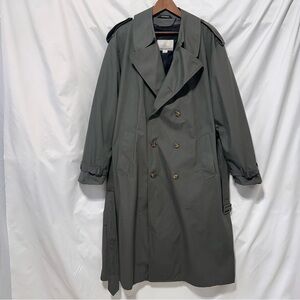 VTG Men’s London Fog Trench Coat | Lined | Belted | Double Breasted | sz 44T